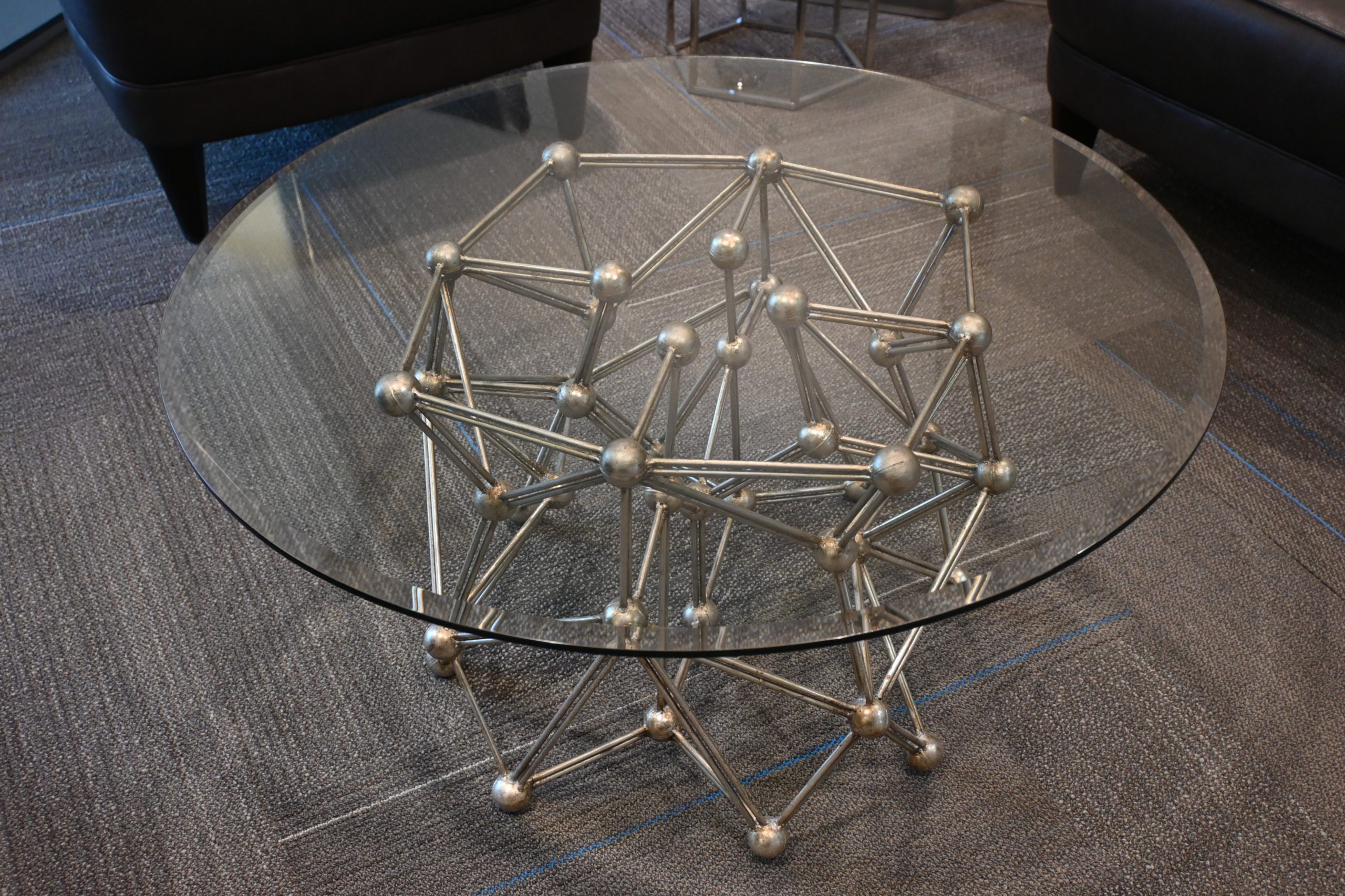 Occasional Table 36" with Glass Top Creative Business Used Furniture