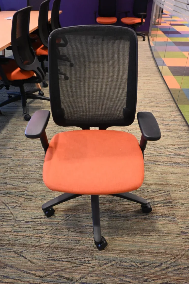 AllSteel Access Orange Fabric Creative Business Used Furniture