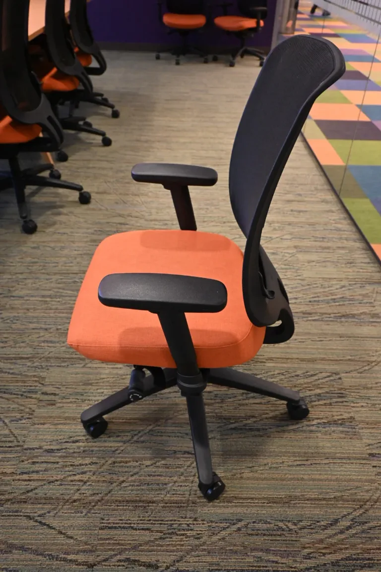 AllSteel Access Orange Fabric Creative Business Used Furniture