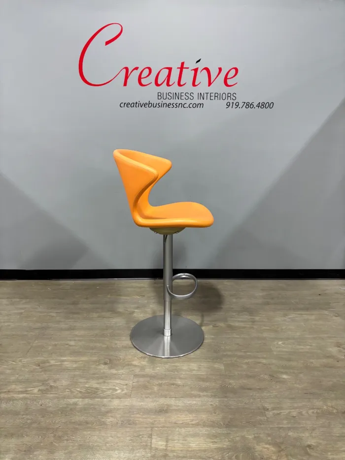 Bar Height Orange Stool - Image 2