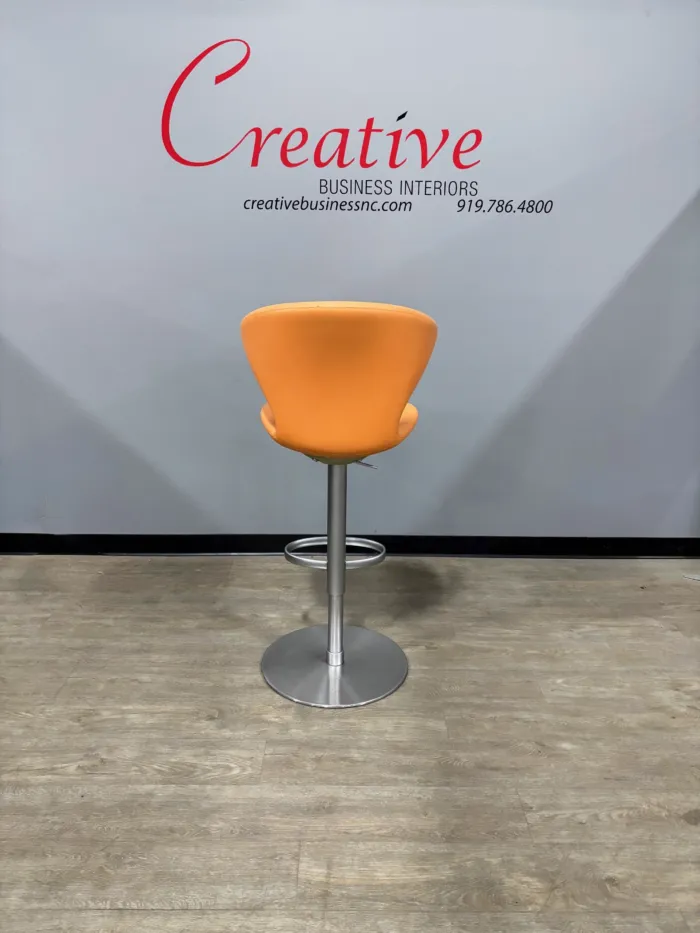 Bar Height Orange Stool - Image 3